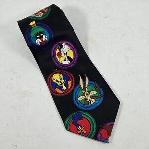 Looney Tunes Novelty Tie Bugs Tweety Taz Marvin Road Runner Daffy & More